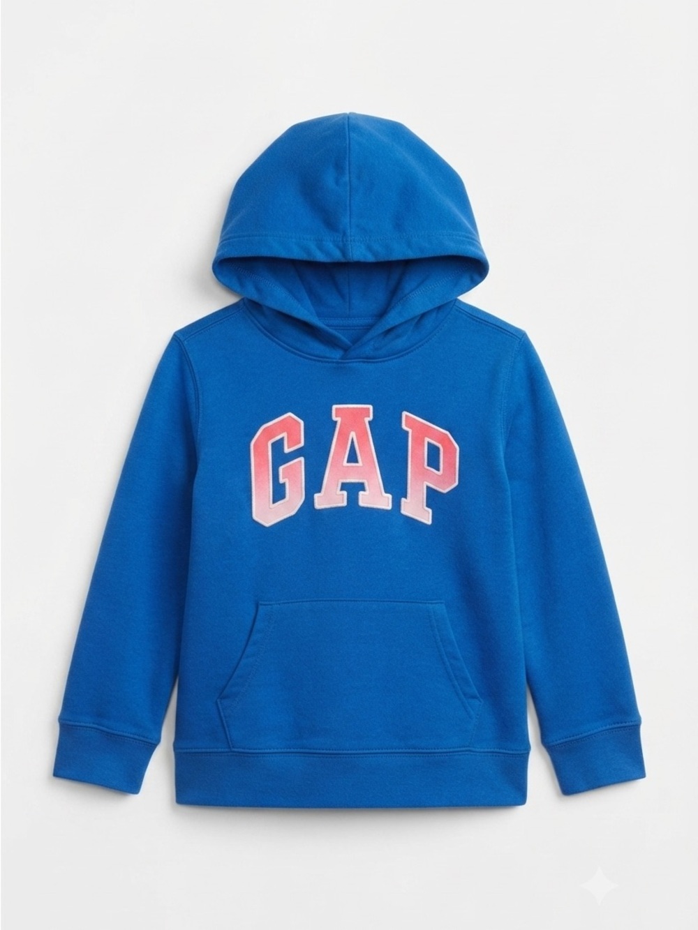 GAP Kids Large Vibrant Blue Graphic Hoodie Sweatshirt | Large